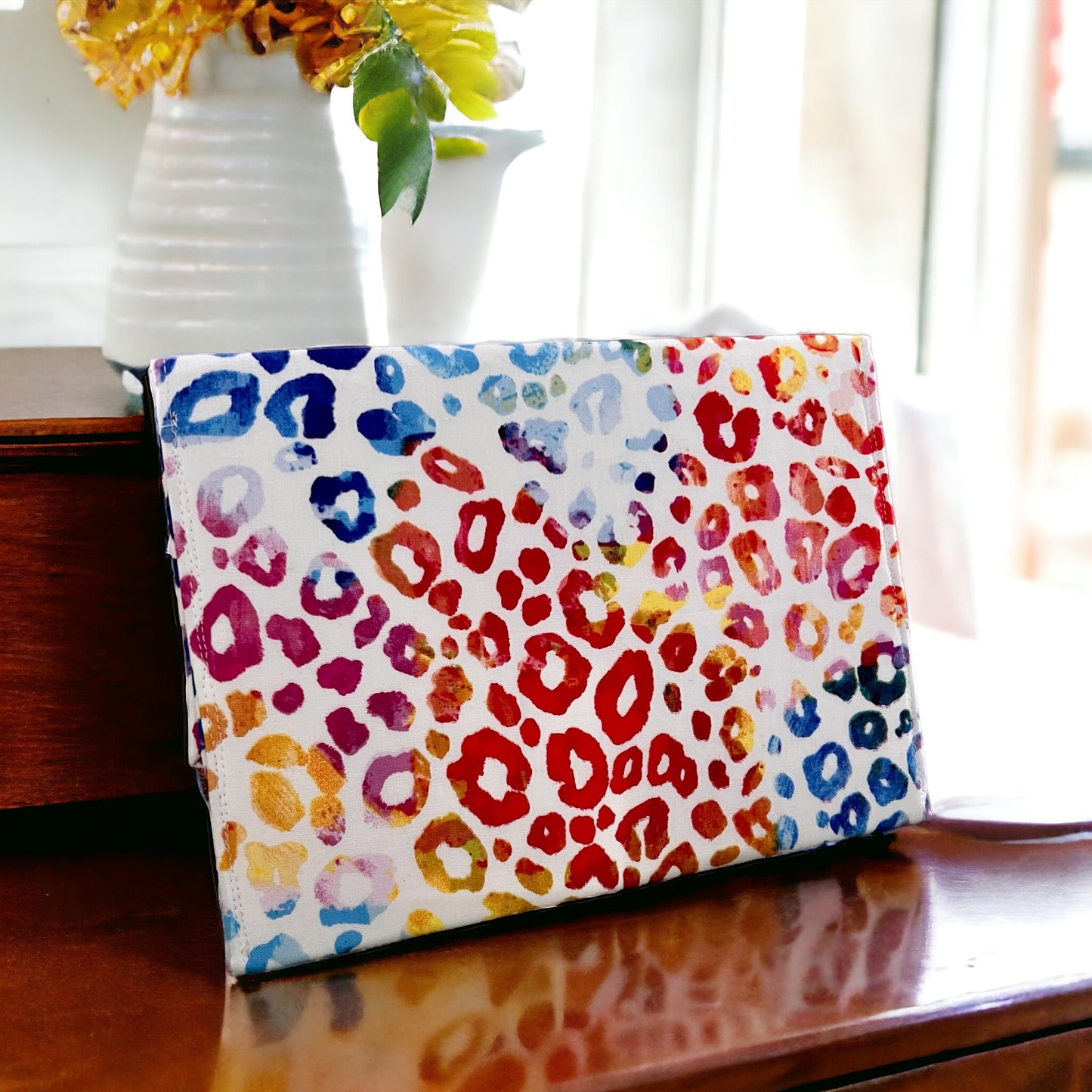 Rainbow Animal Print Small Cloth Clutch