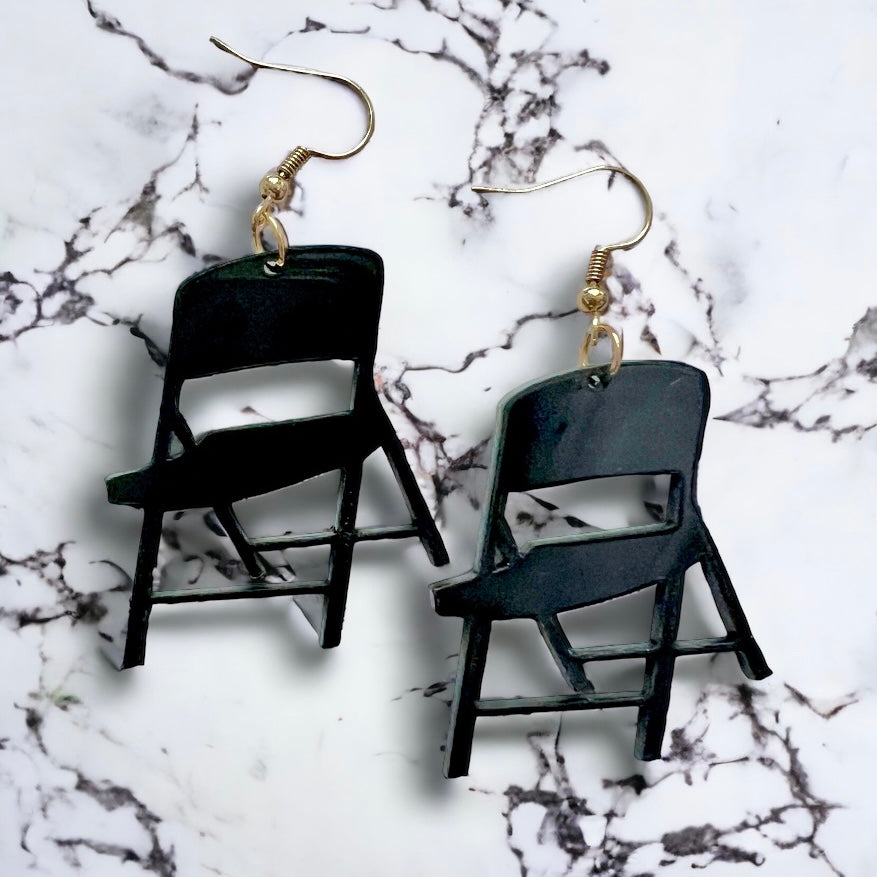 Folding Chair Acrylic Earrings