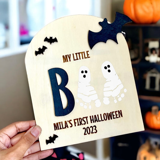 Baby’s First Halloween Wood Sign