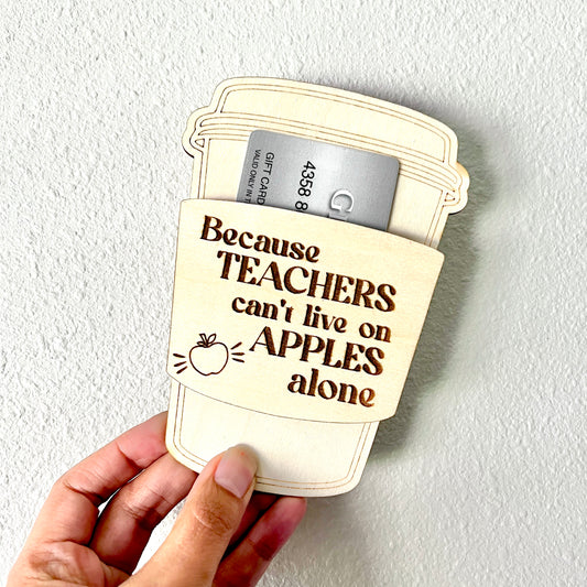 Teacher Gift Card Holder