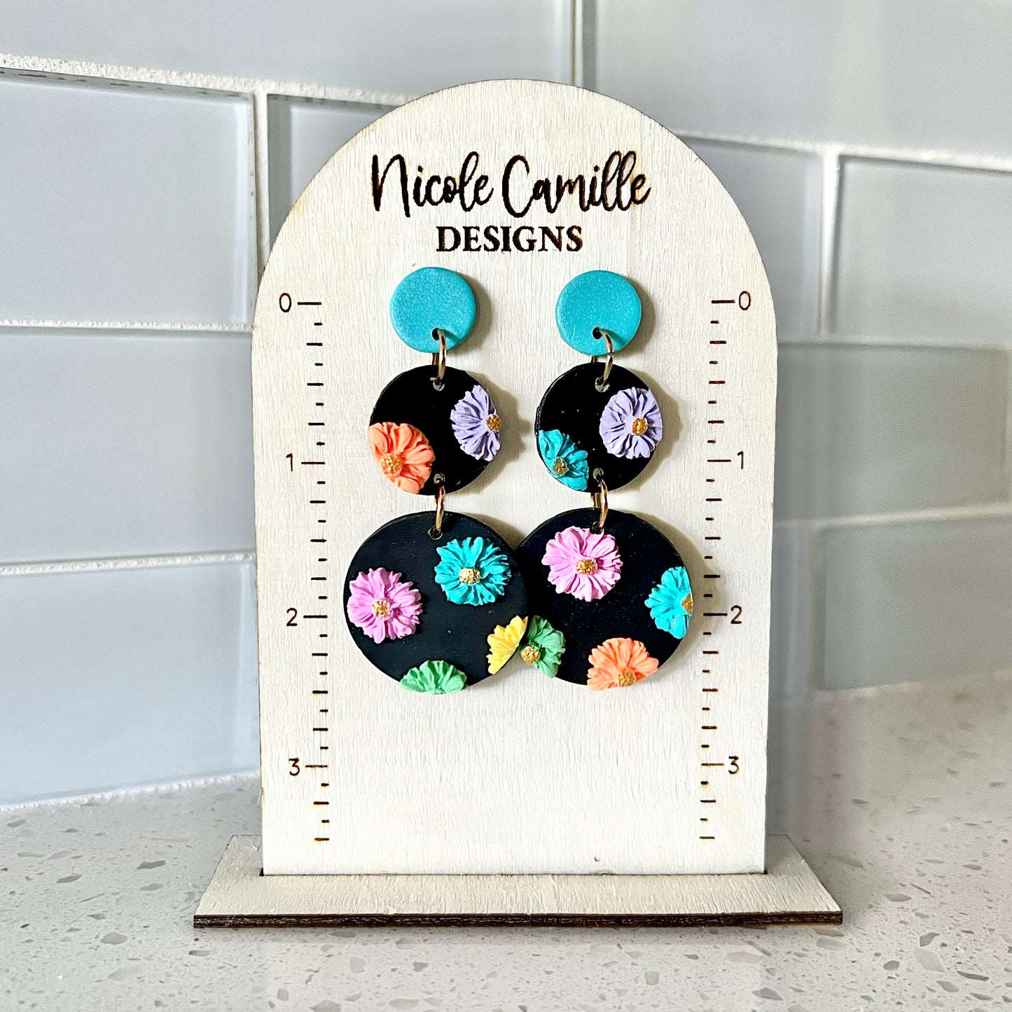 Personalized Earring Measuring Stand